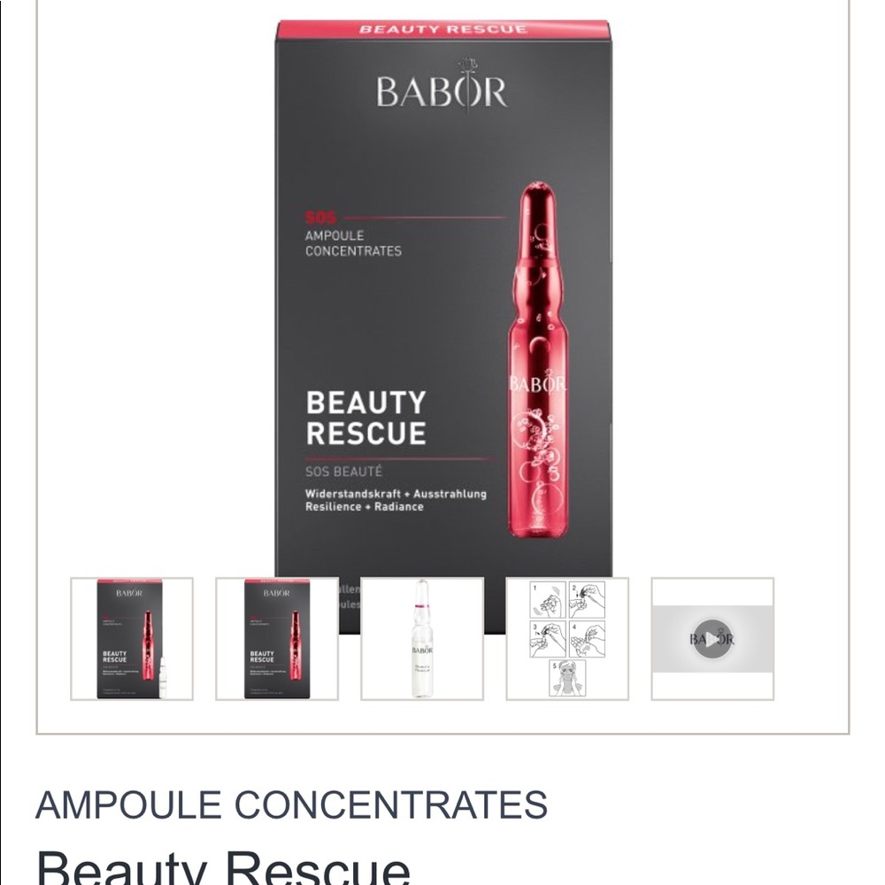 Babor ampoules